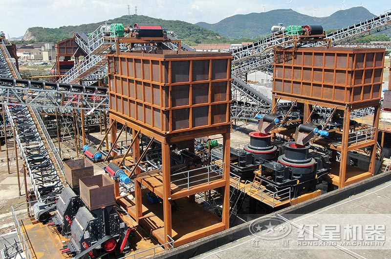 山東大型制砂現場